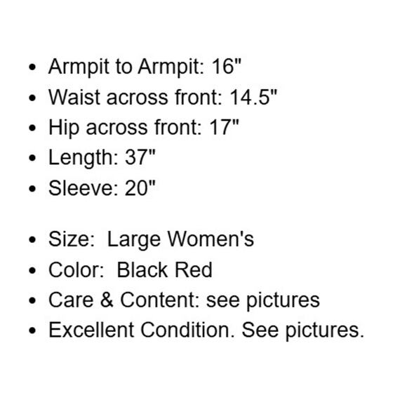 Derek Heart Sweater Dress Womens Large Black Red Metallic Scoop Neck Bodycon - Picture 4 of 11